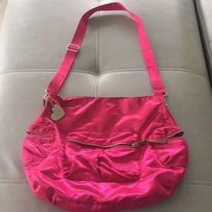 Satin hot pink Pink bag